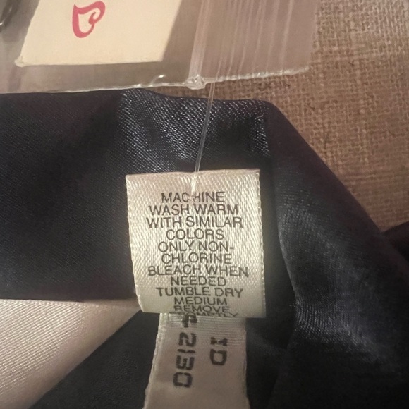 Victoria secret pajama top. Large Navy NWT. Button down front. - Picture 8 of 9